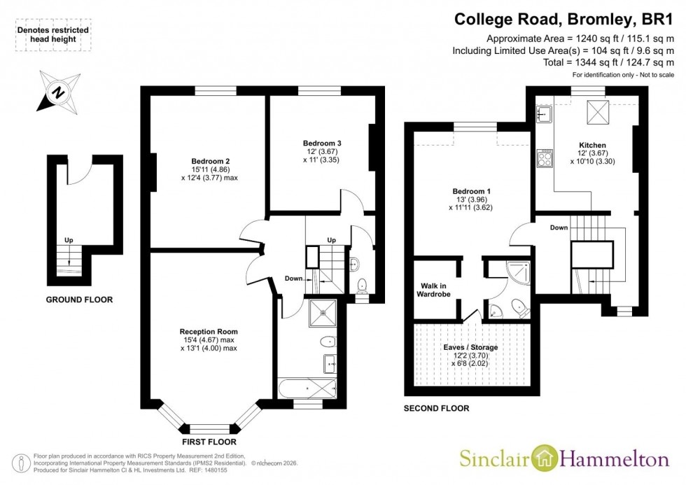 Floorplan for College Road, Bromley