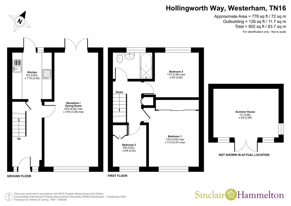 Floorplan for Hollingworth Way, Westerham