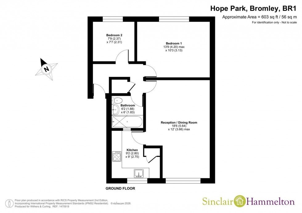 Floorplan for Hope Park, Bromley