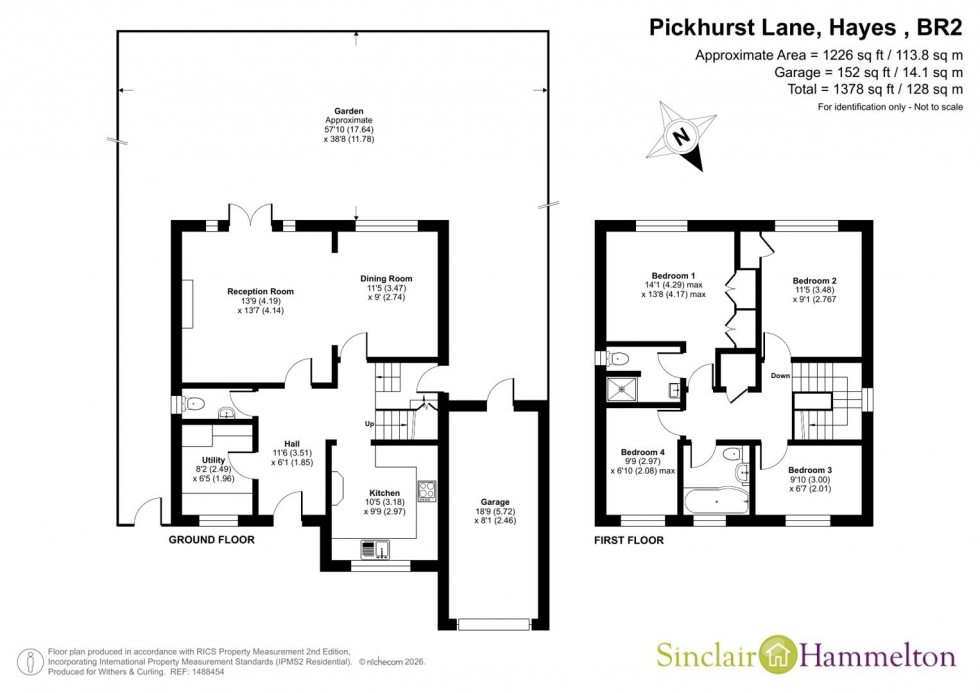 Floorplan for Pickhurst Lane, Hayes, Kent