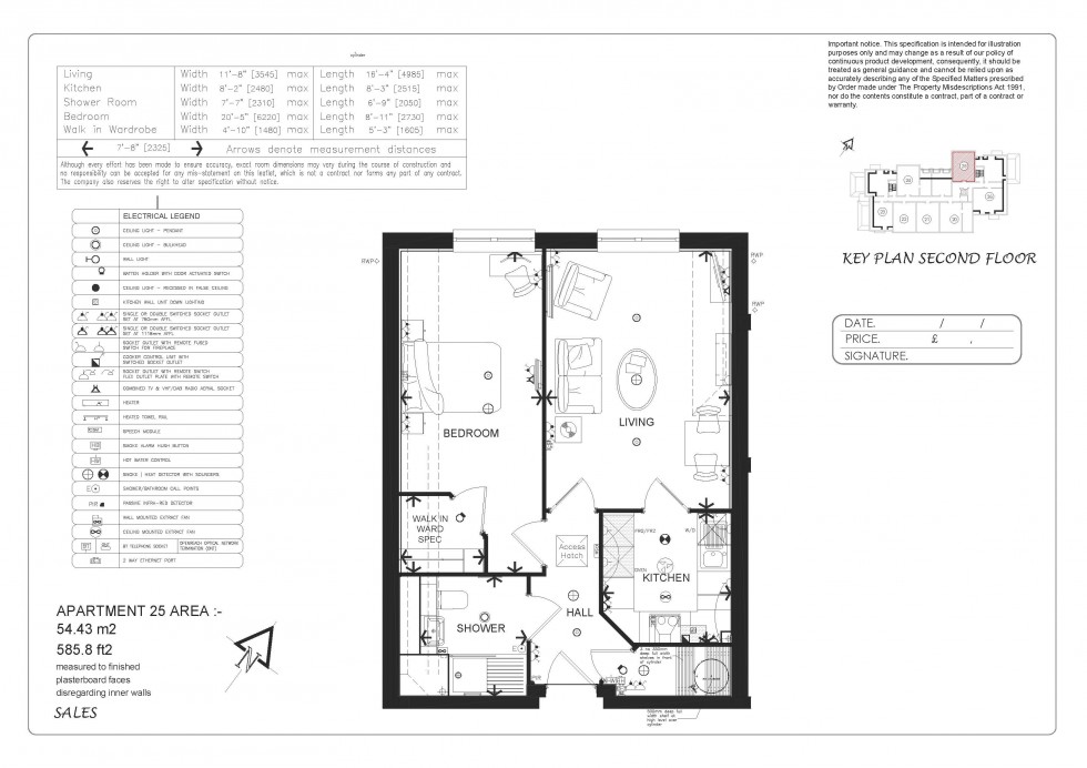 Floorplan for Church Lane, Oxted