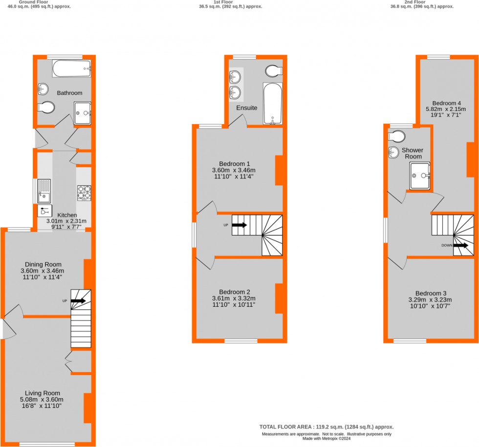 Floorplan for Newbury Road, Bromley