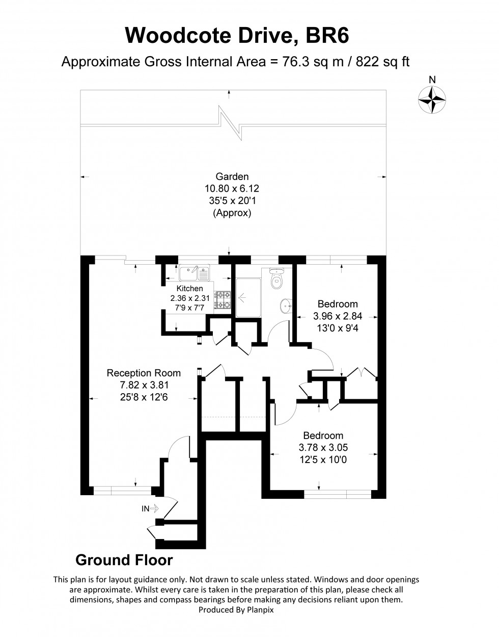 Floorplan for Woodcote Drive, Orpington