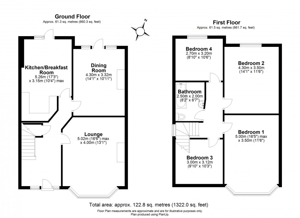 Floorplan for Woodberry Way, London