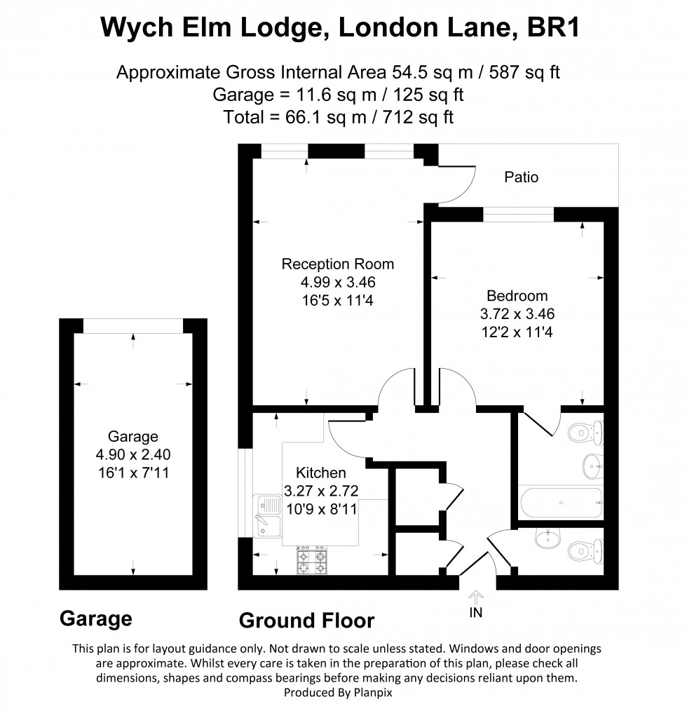 Floorplan for Wych Elm Lodge, 29 London Lane