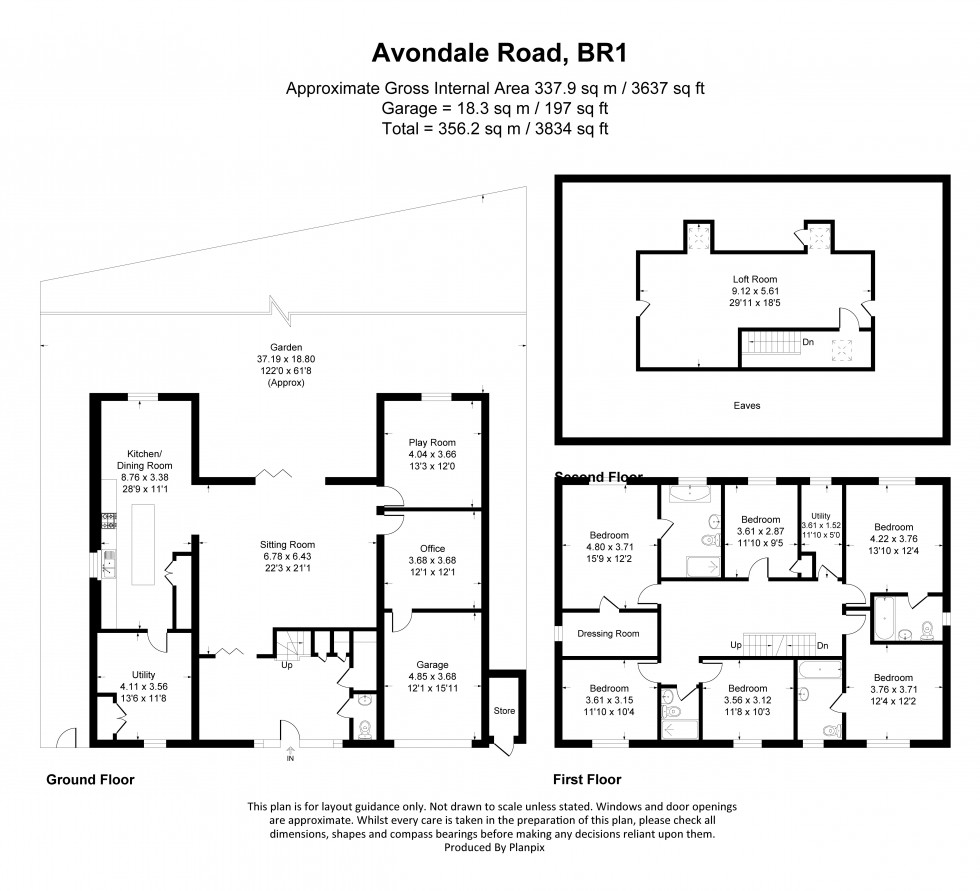 Floorplan for Avondale Road, Bromley
