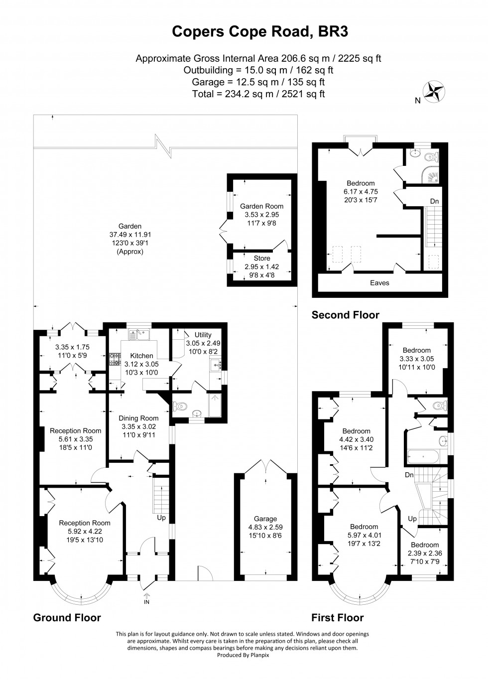 Floorplan for Copers Cope Road, Beckenham