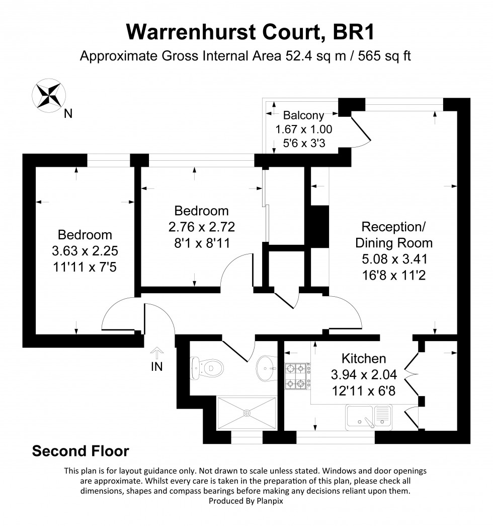 Floorplan for London Road, Bromley