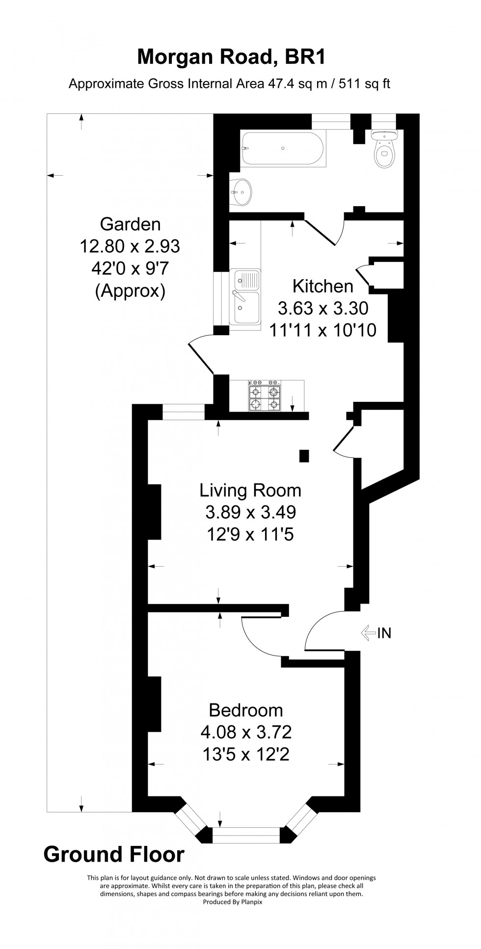 Floorplan for Morgan Road, Bromley