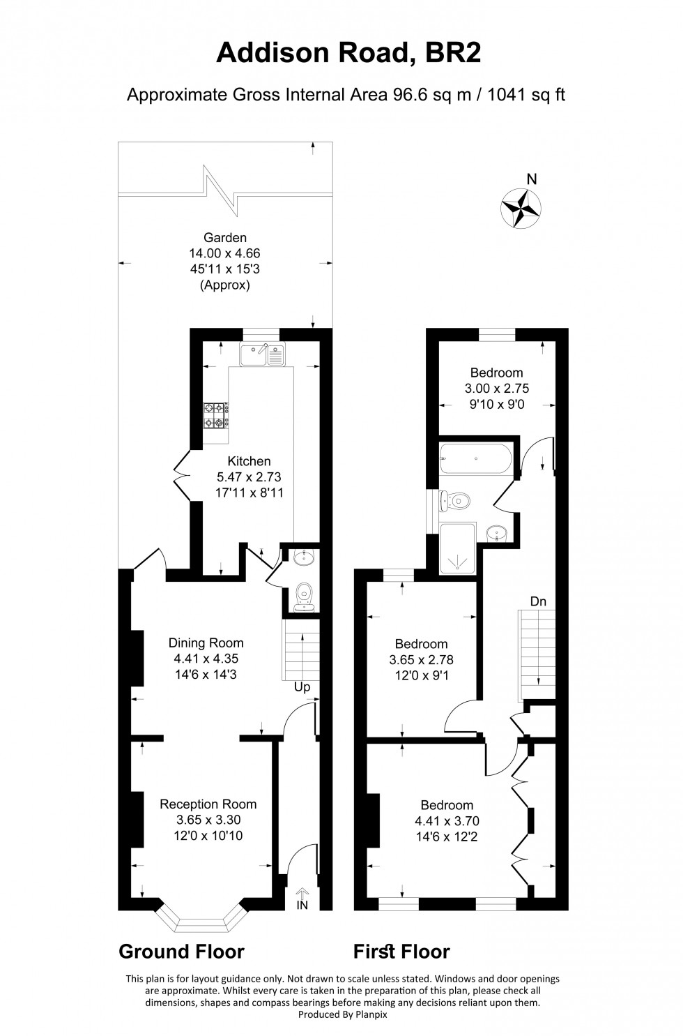Floorplan for Addison Road, Bromley
