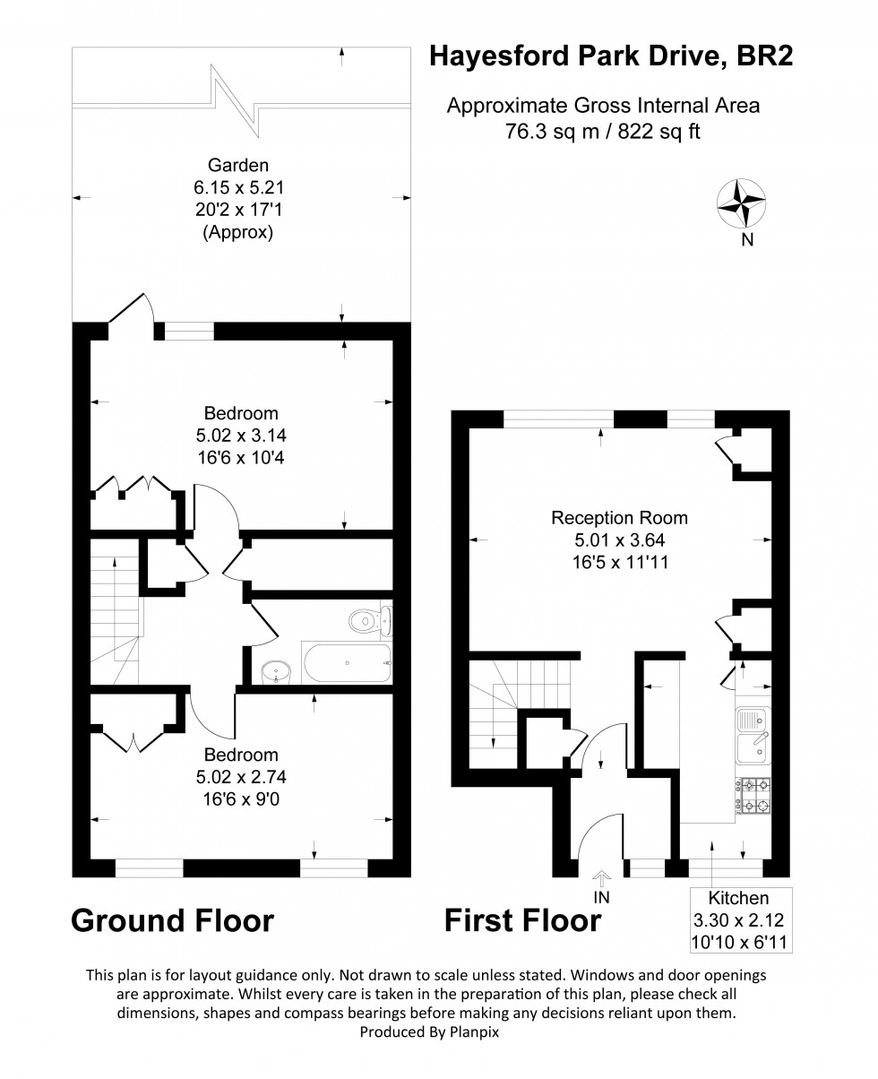 Floorplan for Hayesford Park Drive, Bromley