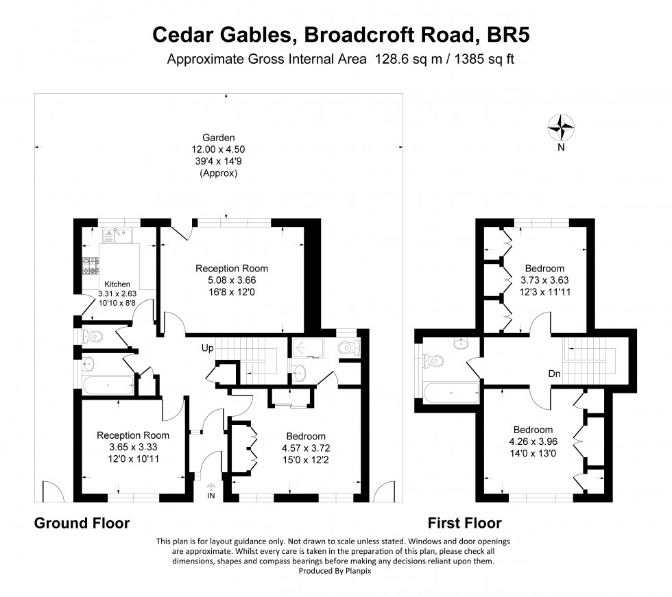 Floorplan for Broadcroft Road, Petts Wood