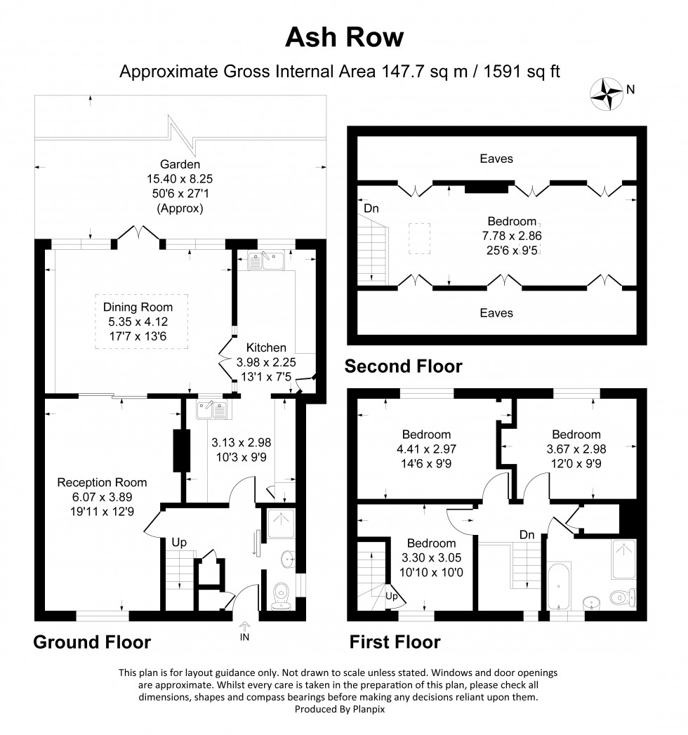 Floorplan for Ash Row, Bromley