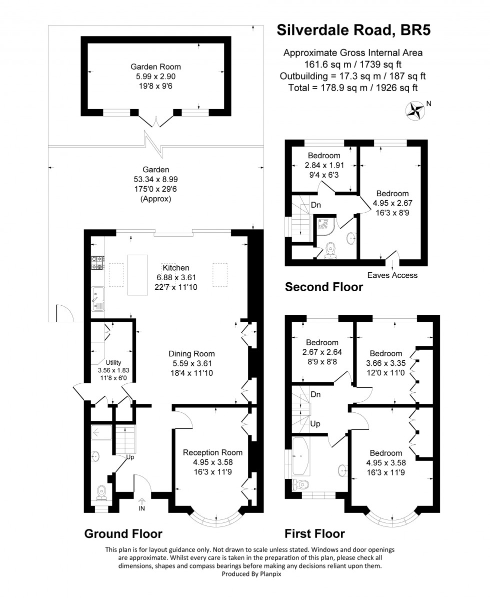 Floorplan for Silverdale Road, Petts Wood
