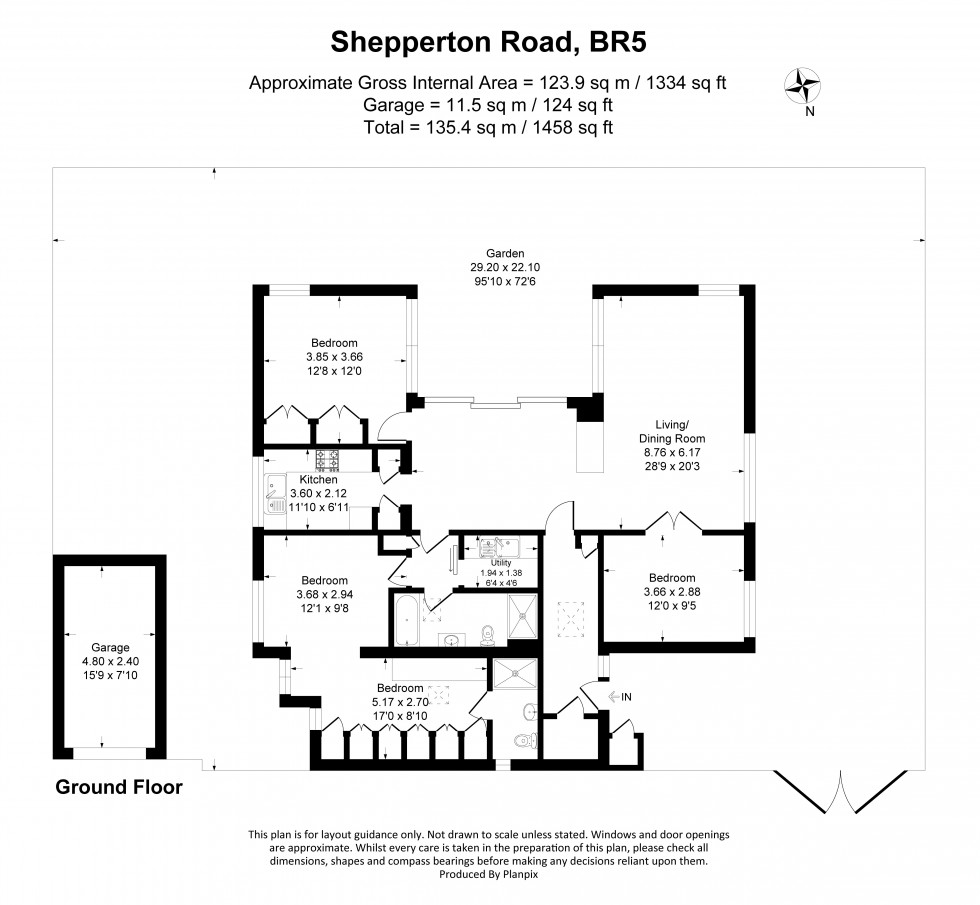 Floorplan for Shepperton Road, Petts Wood