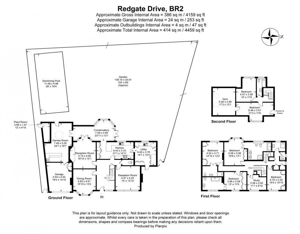 Floorplan for Redgate Drive, Bromley