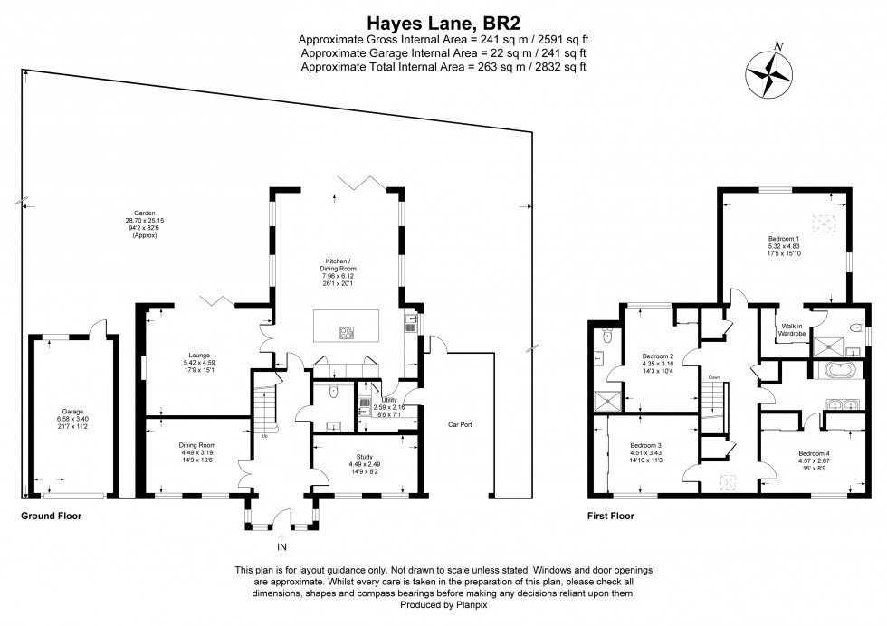 Floorplan for Hayes Lane, Hayes